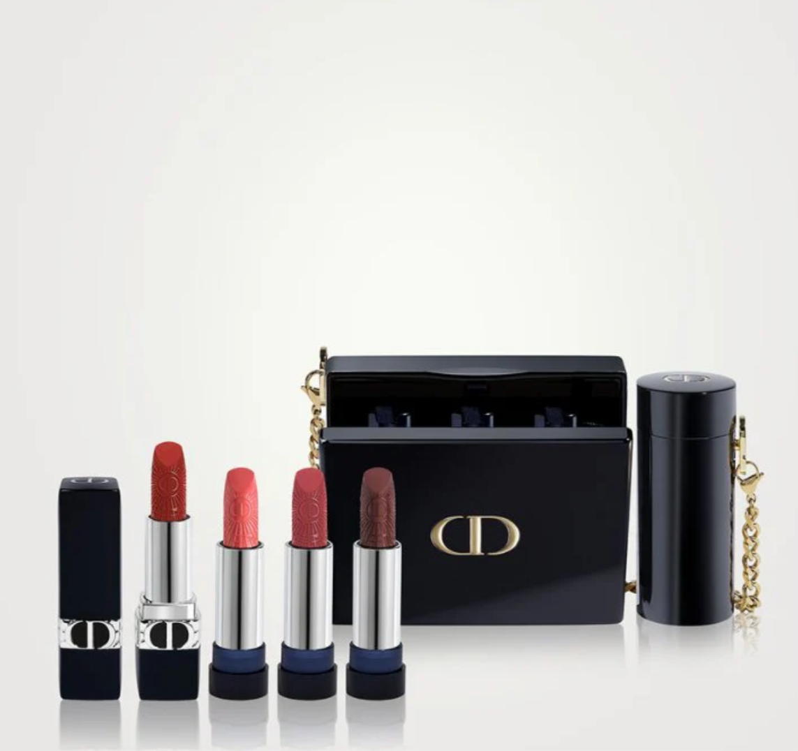 Dior Rouge Dior Minaudière Clutch and Lipstick Set - Limited Edition