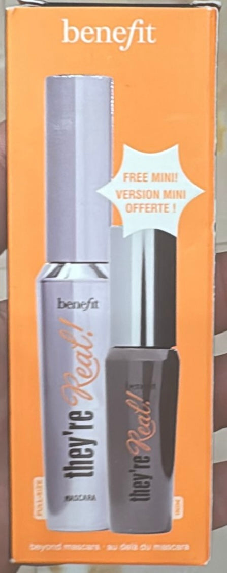 BENEFIT COMBO MASCARE GRANDE + MINI SIZE THEY'RE REAL