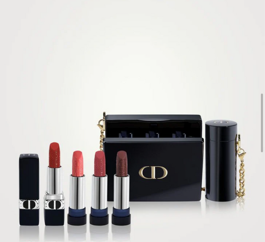 Dior Rouge Dior Minaudière Clutch and Lipstick Set - Limited Edition