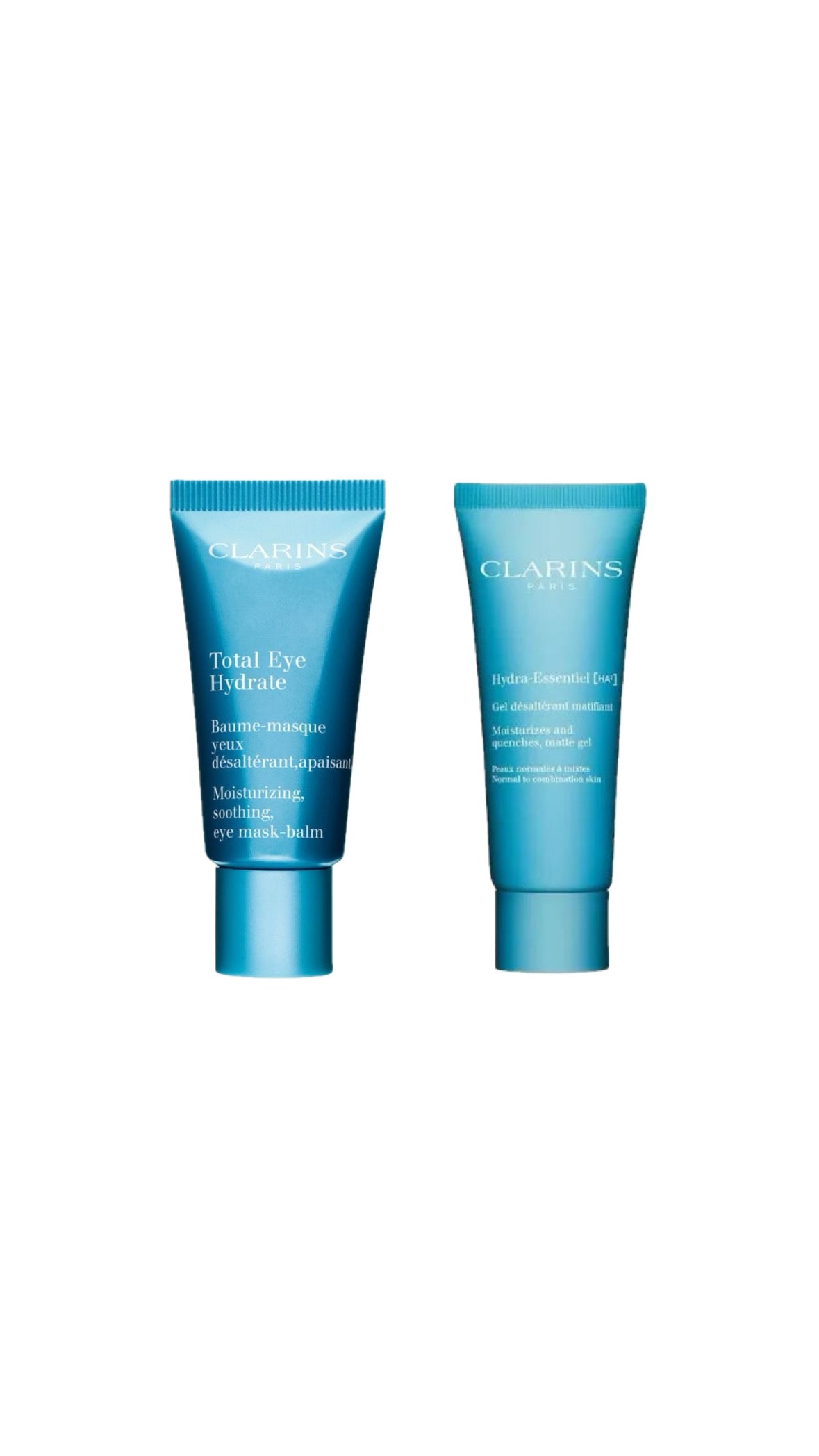 COMBO: CLARINS TOTAL EYE HYDRATE 20 ML e CLARINS HYDRA ESSENTIAL 30 ML